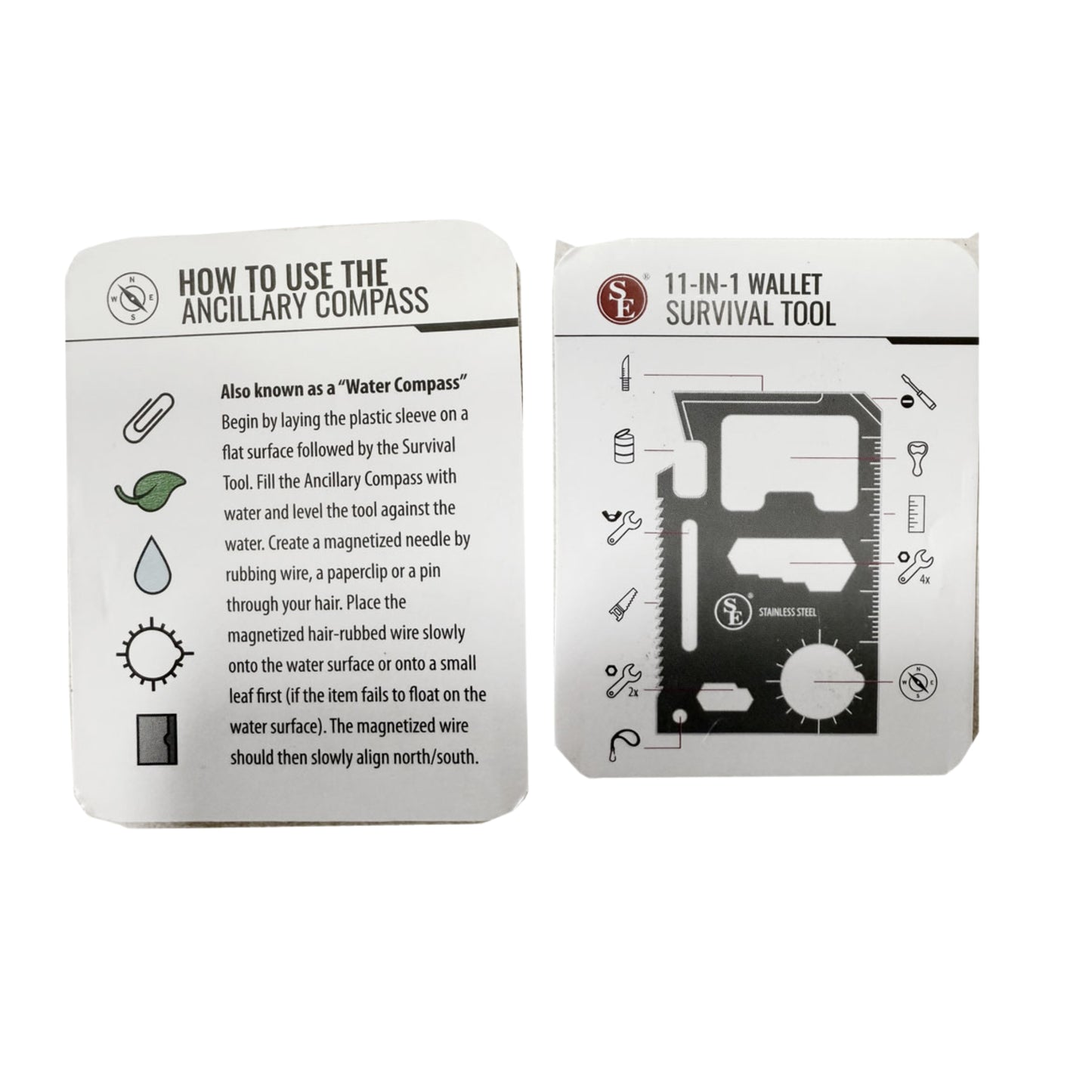 11-Function Stainless Steel Survival Pocket Tool