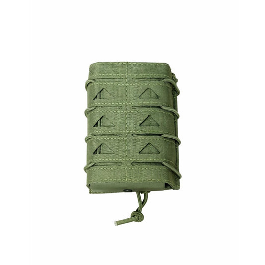 Laser Cut Adjustable .556 / .223 Rifle Magazine Pouch – MOLLE Tactical Mag Holder with Custom Retention