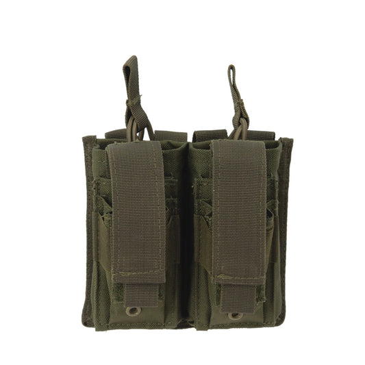 Dual Peacekeeper Tactical AR-15 / Handgun Dual Mag Pouch – MOLLE Compatible Double Magazine Holder