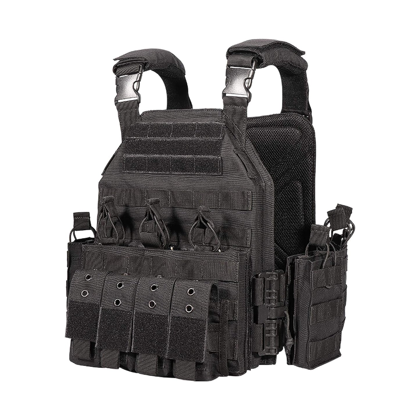 Quick Detach Tactical Vest – MOLLE Hunting Vest with Multi-Pocket Storage | One Size Fits Most