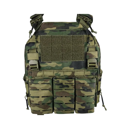 LaserLine Tactical Vest Plate Carrier Bundle – Choose Level IIIA Soft Armor or Level IV Ceramic Plates