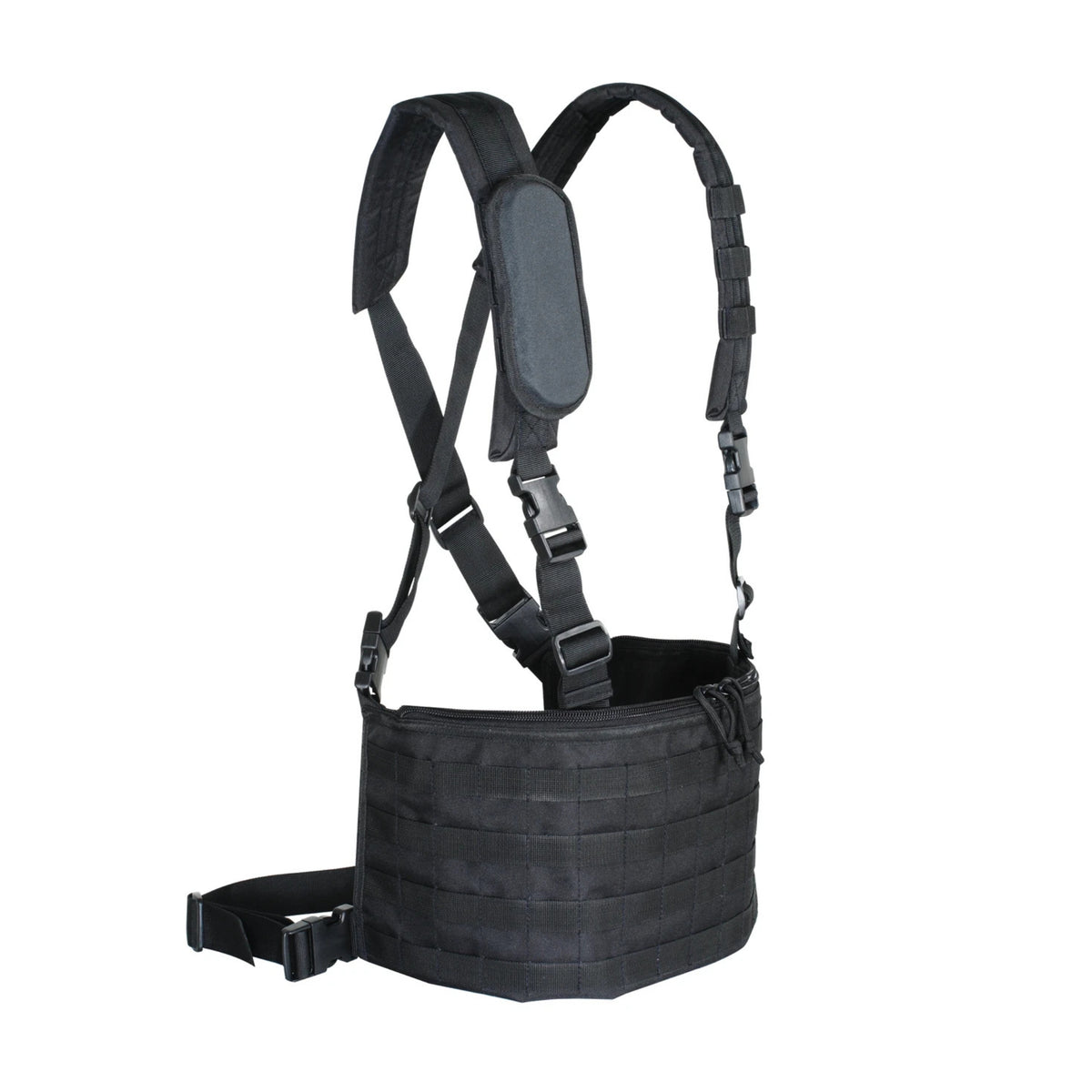 Voodoo Tactical Edison Chest Rig – Adjustable MOLLE Tactical Chest Rig with Storage Compartment