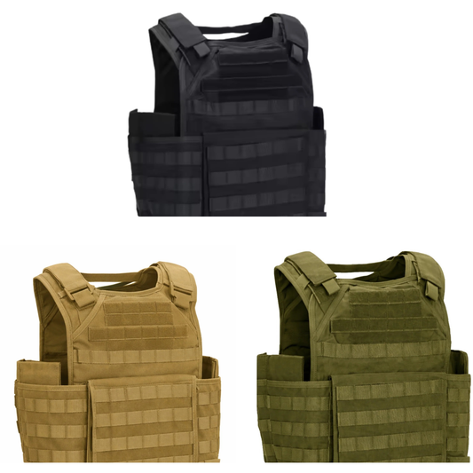 Vital Tactical Vest Plate Carrier – 1000D MOLLE System w/ Cummerbund & Side Plate Pockets