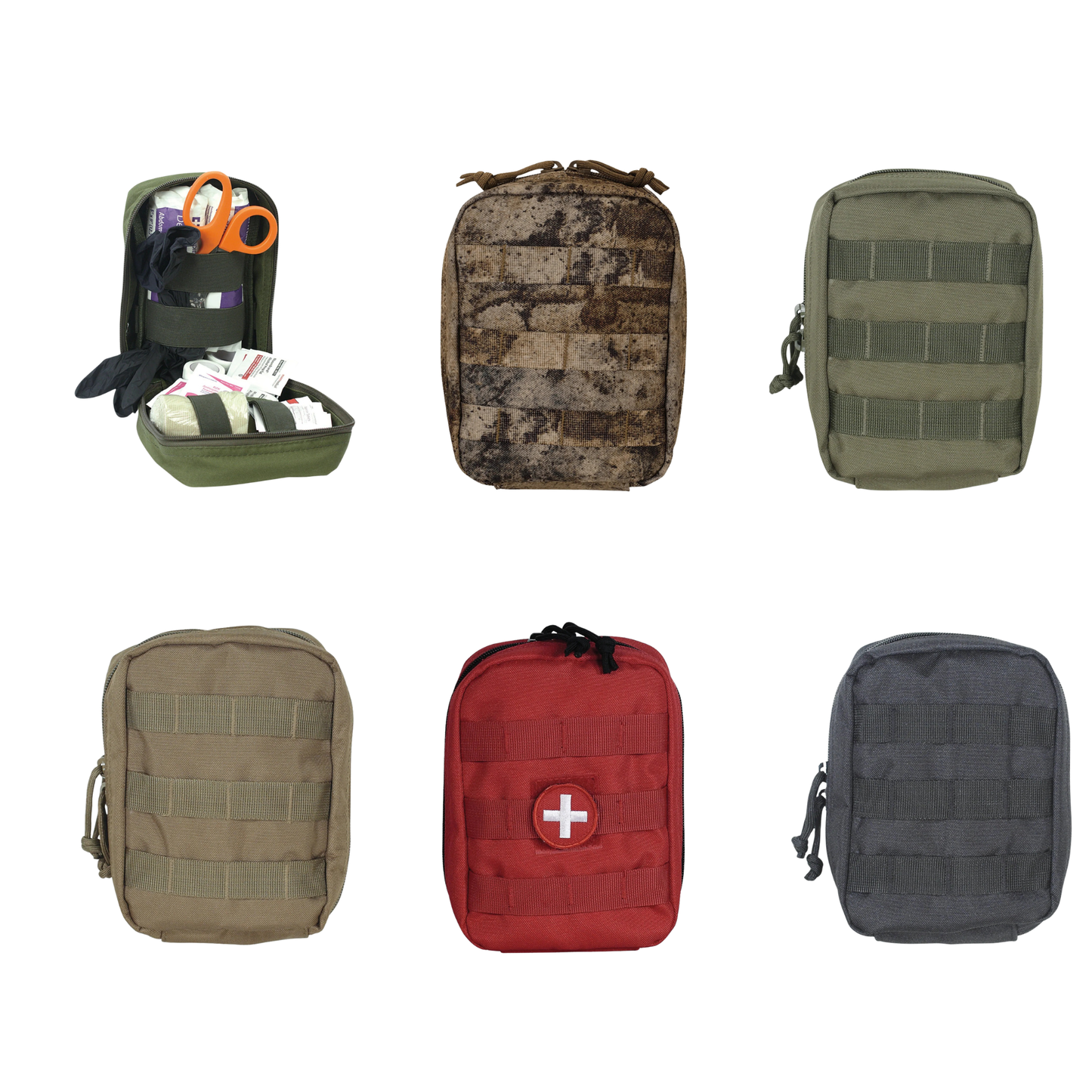 Voodoo Tactical Trauma Kit – Compact MOLLE Emergency First Aid Pouch