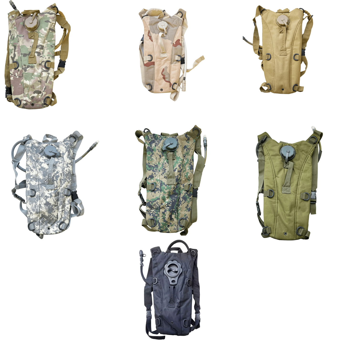 Hydration Backpack System with 2.5L (84 oz) Bladder – Tactical Water Pack
