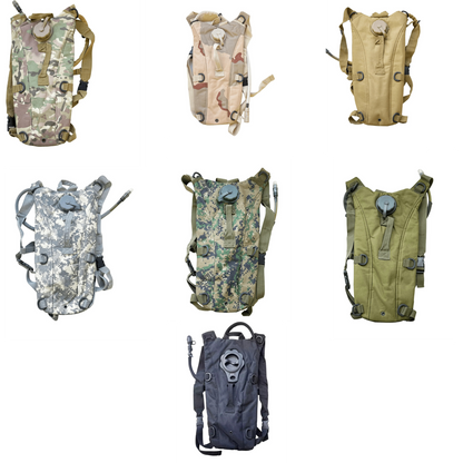Hydration Backpack System with 2.5L (84 oz) Bladder – Tactical Water Pack