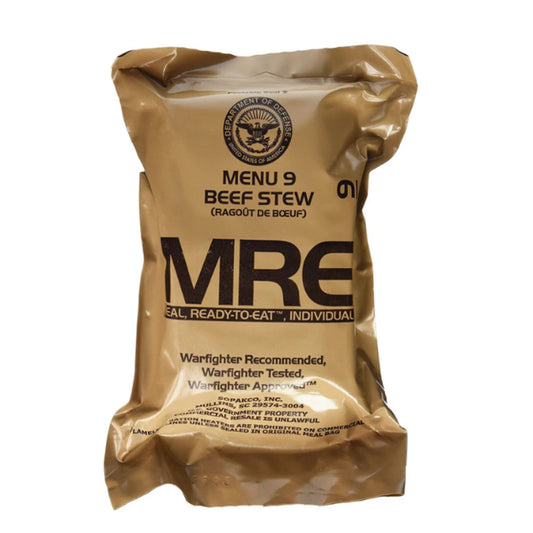 Military MRE Single Meal (Beef Stew )