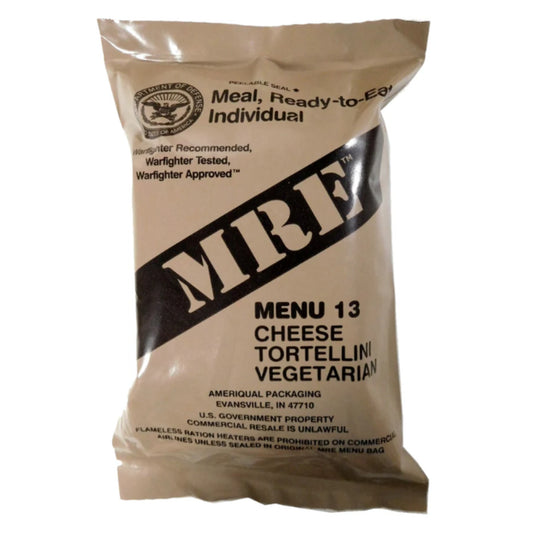 Military MRE Single Meal (Cheese Tortellini )