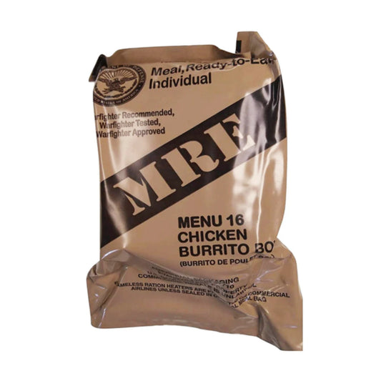 Military MRE Single Meal (Chicken Burrito Bowl )