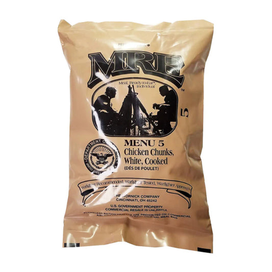 Military MRE Single Meal (Chicken Chunks )