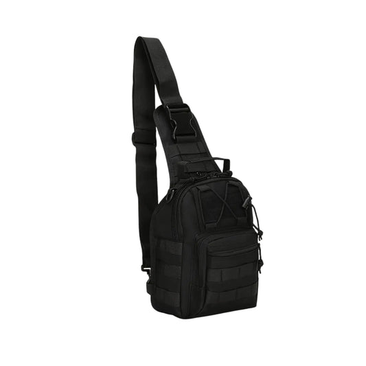 Tactical Crossbody CCW Sling Bag – Waterproof MOLLE EDC Chest Pack with Multi-Compartment Storage
