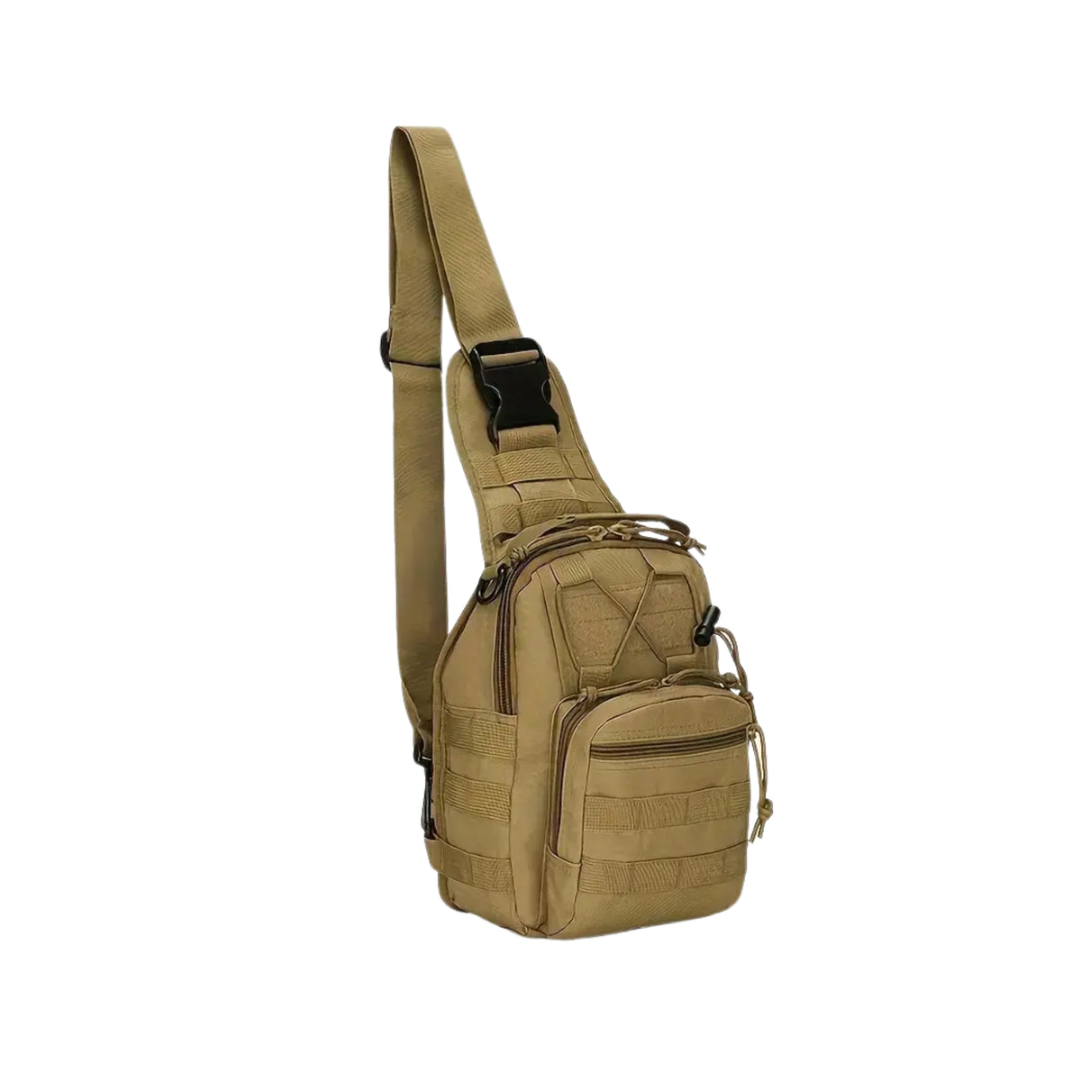 Tactical Crossbody CCW Sling Bag – Waterproof MOLLE EDC Chest Pack with Multi-Compartment Storage