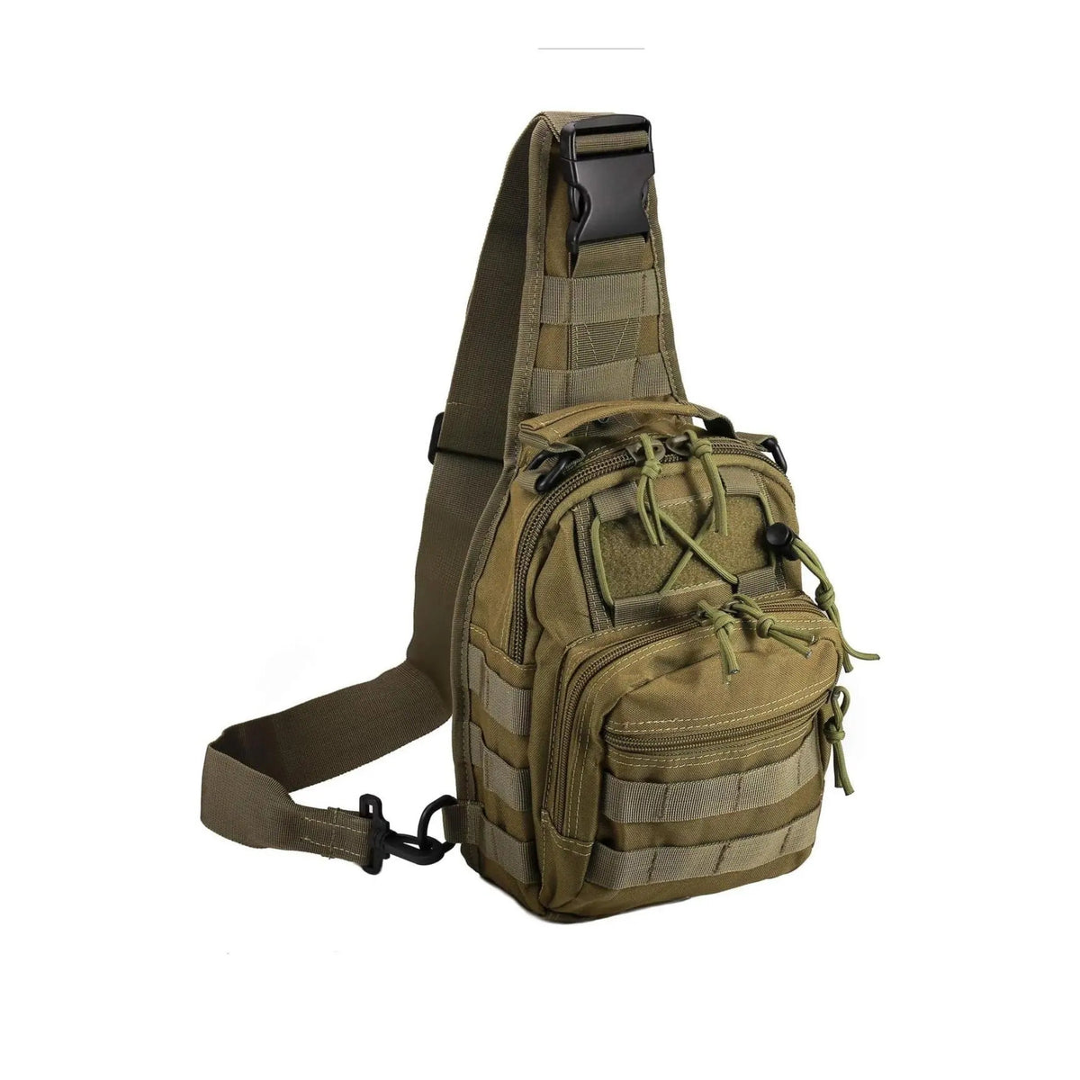 Tactical Crossbody CCW Sling Bag – Waterproof MOLLE EDC Chest Pack with Multi-Compartment Storage