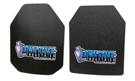 Down Range Body Armor AR500 Level-3 Plate Set