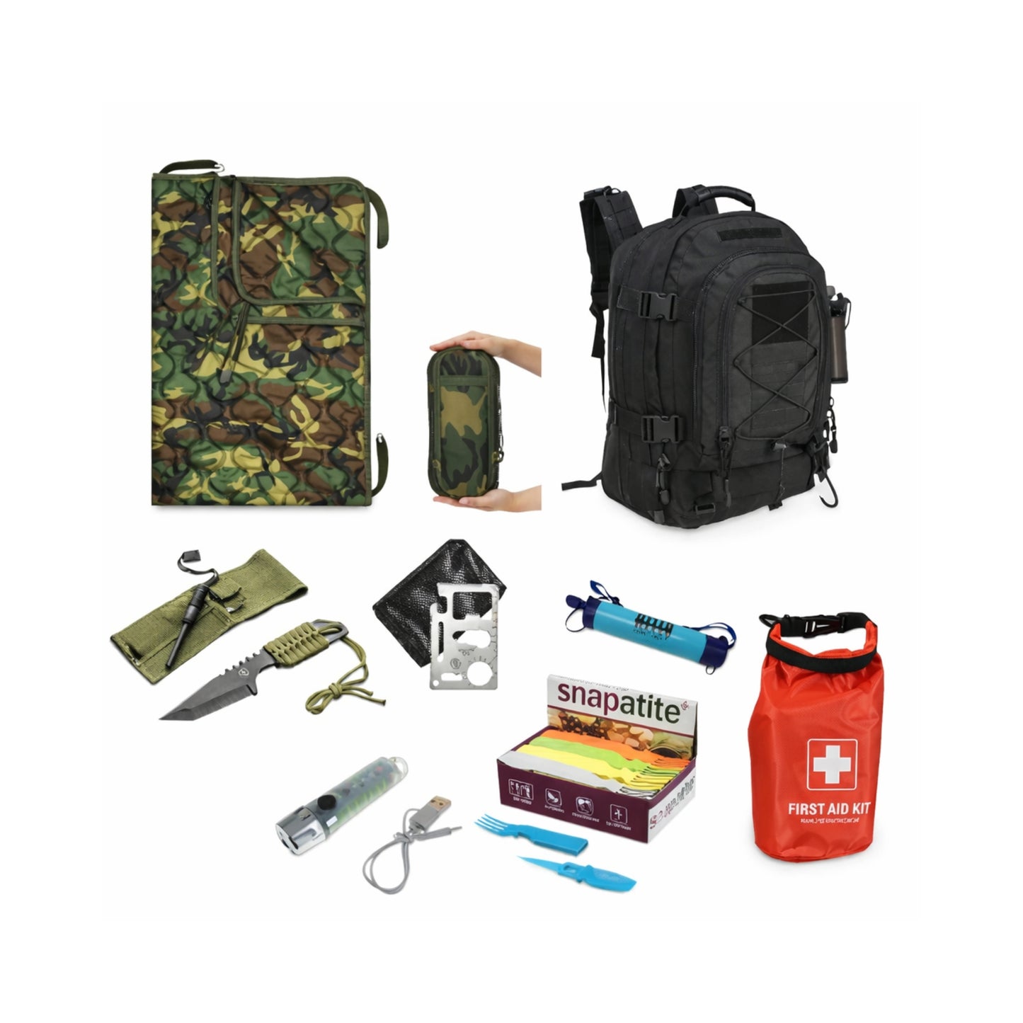 Get Home Bag – Tactical Emergency Survival Bundle