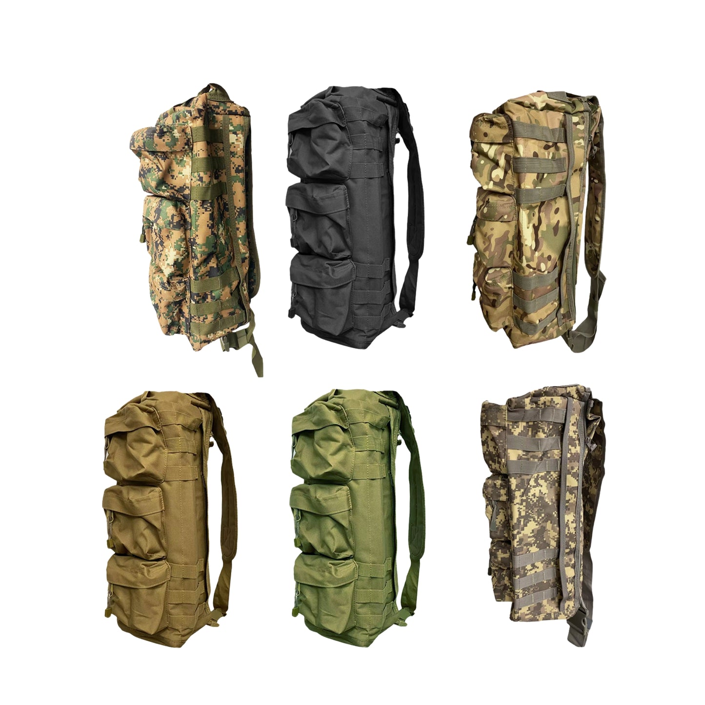 Tactical Assault Grab & Go Bug Out Bag with MOLLE System – 900D Nylon Modular Sling Pack