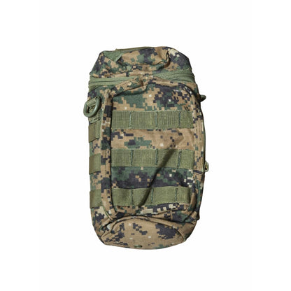 Juice Box Tactical MOLLE Utility Pouch – Compact Dual Pocket Gear Pouch with Bladder Port