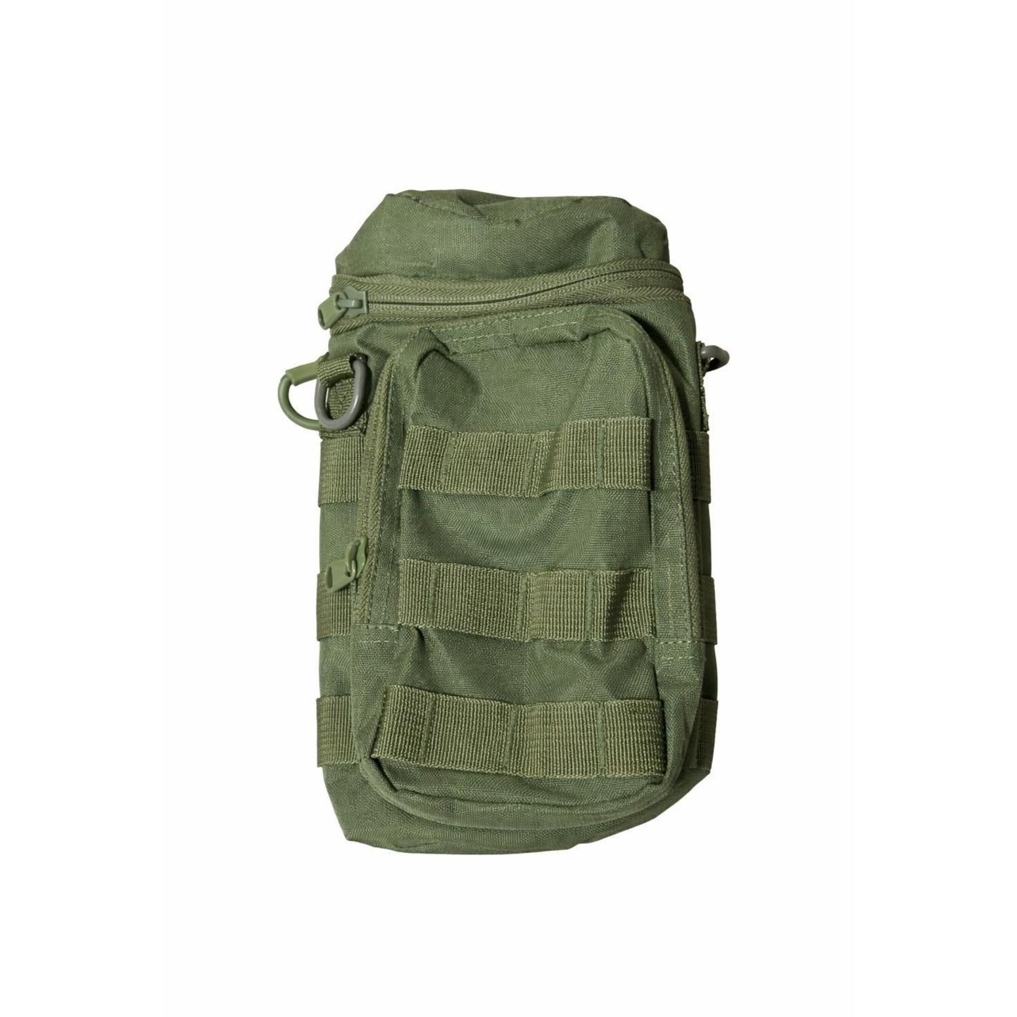 Juice Box Tactical MOLLE Utility Pouch – Compact Dual Pocket Gear Pouch with Bladder Port