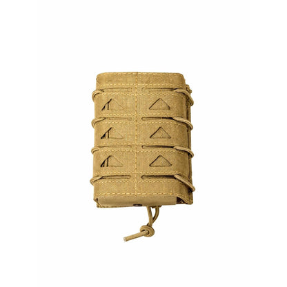 Laser Cut Adjustable .556 / .223 Rifle Magazine Pouch – MOLLE Tactical Mag Holder with Custom Retention