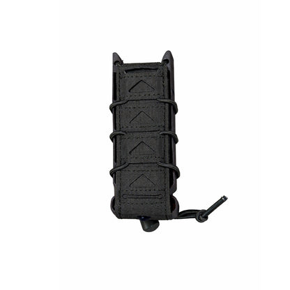 Laser Cut Large Single Pistol Magazine Pouch – MOLLE Tactical Handgun Mag Holder