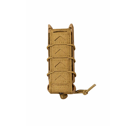 Laser Cut Large Single Pistol Magazine Pouch – MOLLE Tactical Handgun Mag Holder