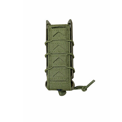 Laser Cut Large Single Pistol Magazine Pouch – MOLLE Tactical Handgun Mag Holder