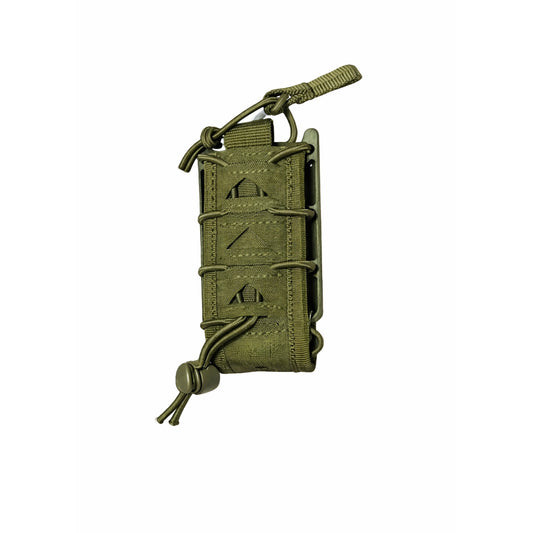 Laser Cut Medium Single Pistol Magazine Pouch – MOLLE Tactical Mag Carrier