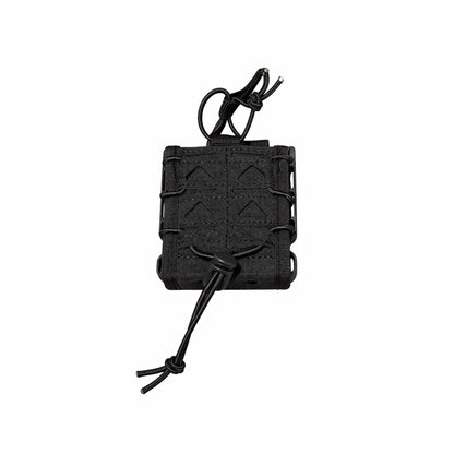 Laser Cut Short .556 Rifle Magazine Pouch – MOLLE Tactical Mag Holder for Quick Access Reloads