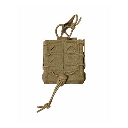 Laser Cut Short .556 Rifle Magazine Pouch – MOLLE Tactical Mag Holder for Quick Access Reloads