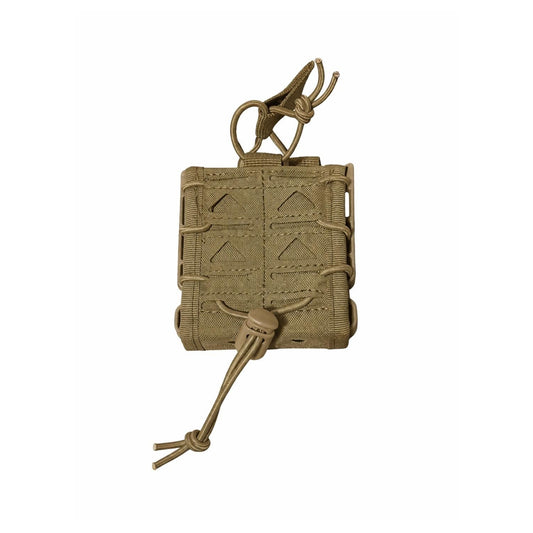 Laser Cut Short .556 Rifle Magazine Pouch – MOLLE Tactical Mag Holder for Quick Access Reloads