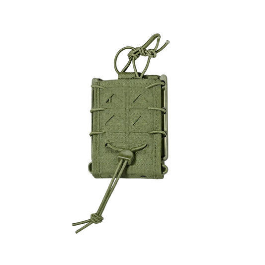 Laser Cut Tall .556 / .223 Rifle Magazine Pouch – MOLLE Tactical Mag Carrier