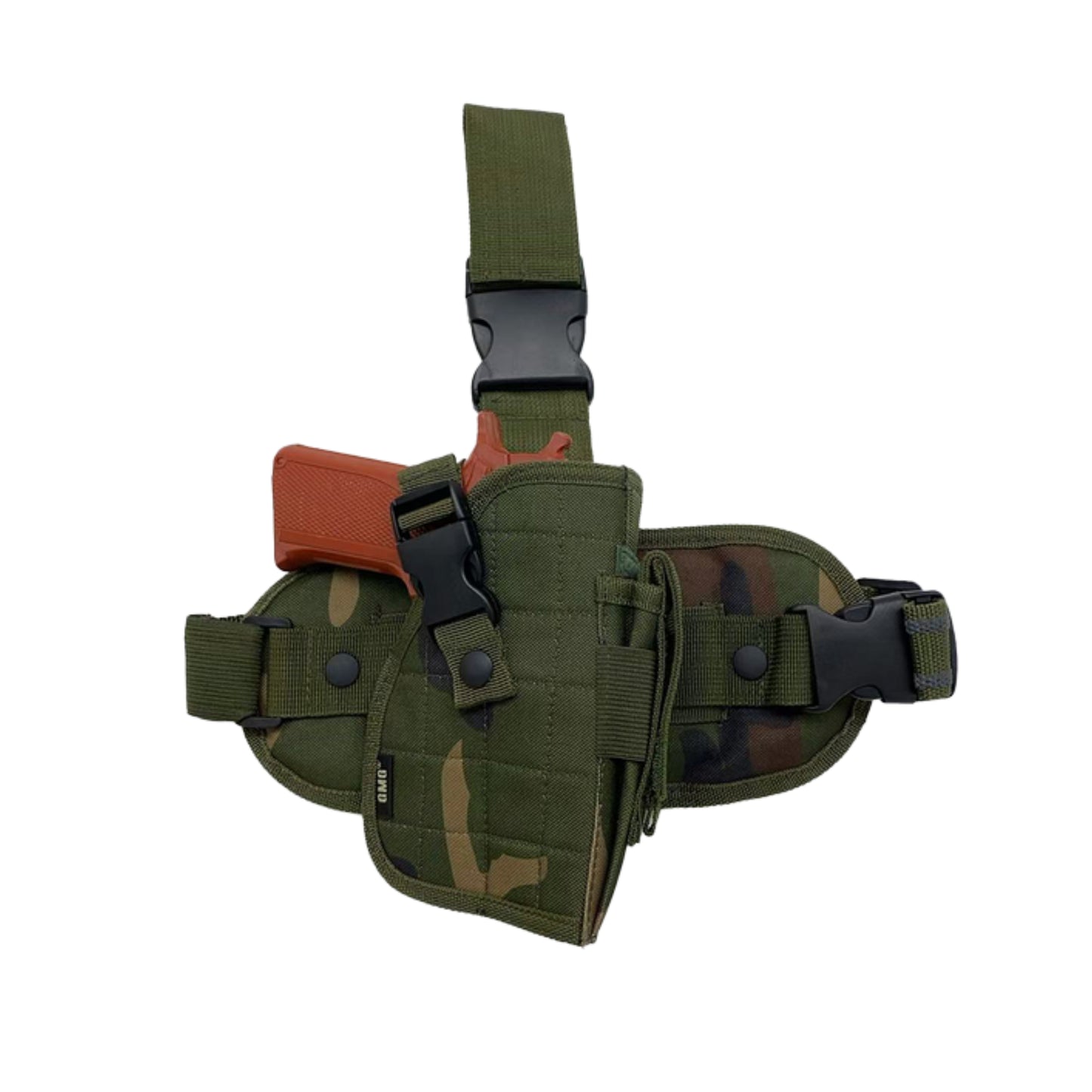 Low Profile Tactical Drop Leg Holster With Magazine Pouch – Right Handed Tactical Thigh Holster