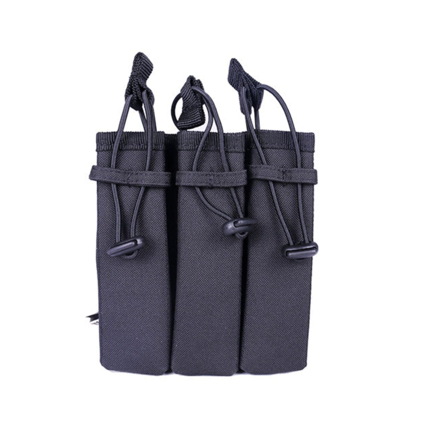 Tactical MOLLE Triple Mag Pouch – Black