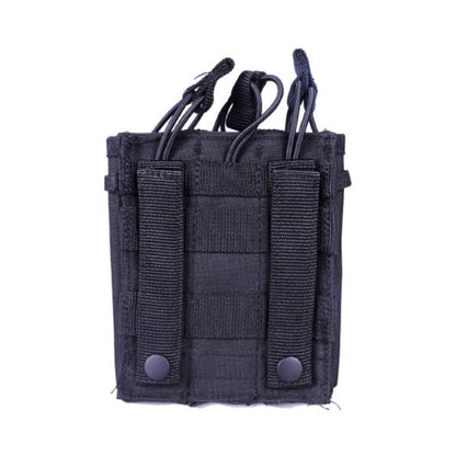 Tactical MOLLE Triple Mag Pouch – Black