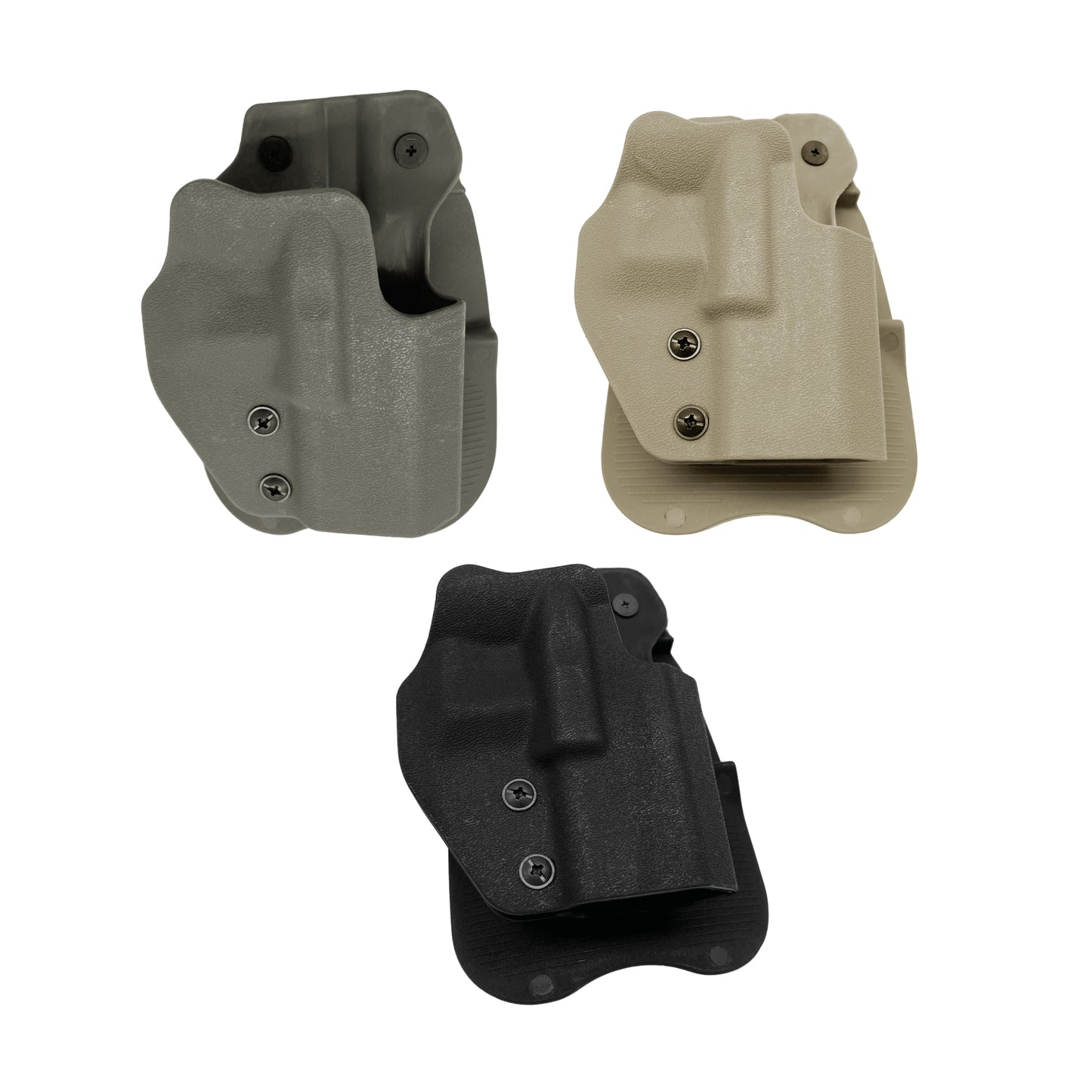 Open Top Quick Draw OWB Paddle Holster – Tactical Open Carry & Concealed Carry Pistol Holster