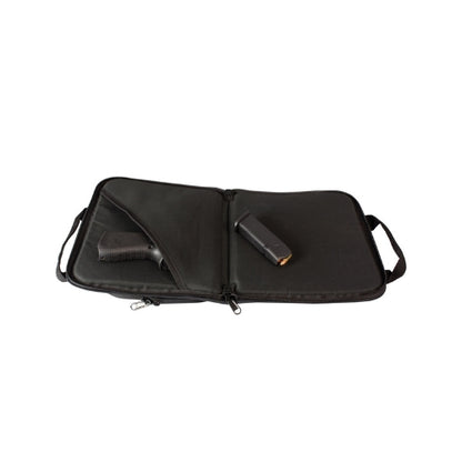 Deluxe Single Pistol Case – Padded & Lockable Firearm Storage
