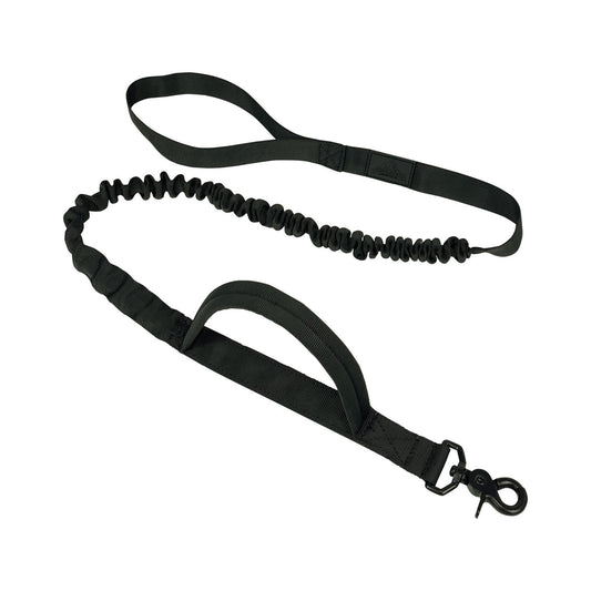 Tactical Dog Leash – Heavy-Duty Nylon Shock Leash with Dual Handles