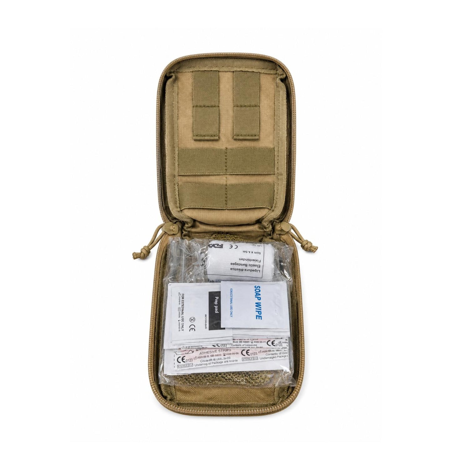 Tactical MOLLE First Aid Kit – Multicam Pouch with Essential Medical Supplies
