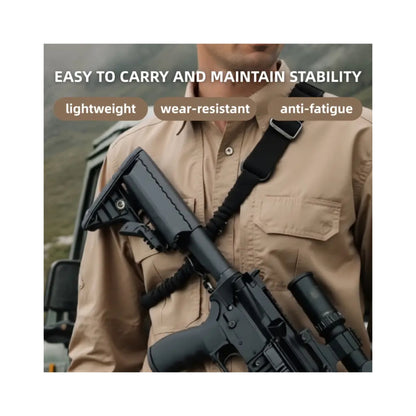 Single Point Sling – Adjustable Tactical Rifle Sling (Black)