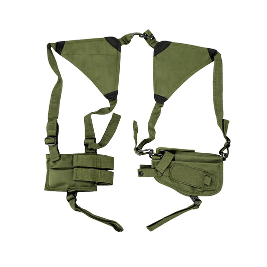 Tactical Shoulder Holster System – Dual Carry Rig with Magazine Pouch & Adjustable Fit