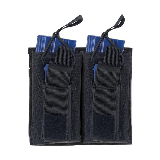 Dual Peacekeeper Tactical AR-15 / Handgun Dual Mag Pouch – MOLLE Compatible Double Magazine Holder