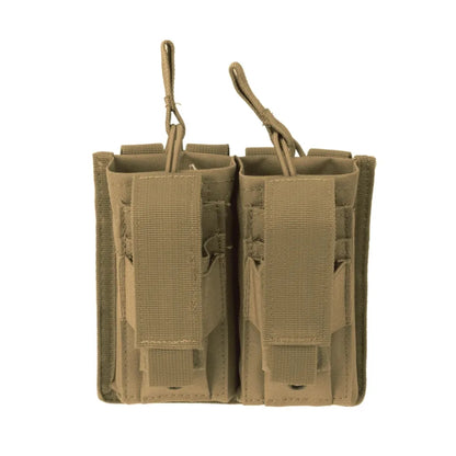 Dual Peacekeeper Tactical AR-15 / Handgun Dual Mag Pouch – MOLLE Compatible Double Magazine Holder