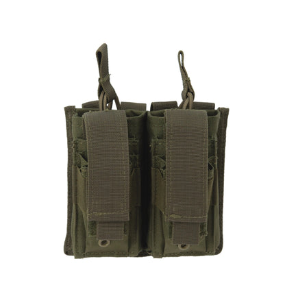 Dual Peacekeeper Tactical AR-15 / Handgun Dual Mag Pouch – MOLLE Compatible Double Magazine Holder