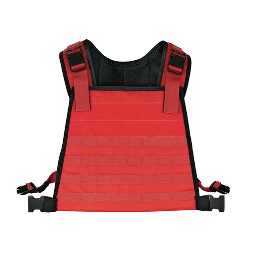 Voodoo Tactical Instructor High Visibility Plate Carrier – Adjustable Training Vest with Removable Patches