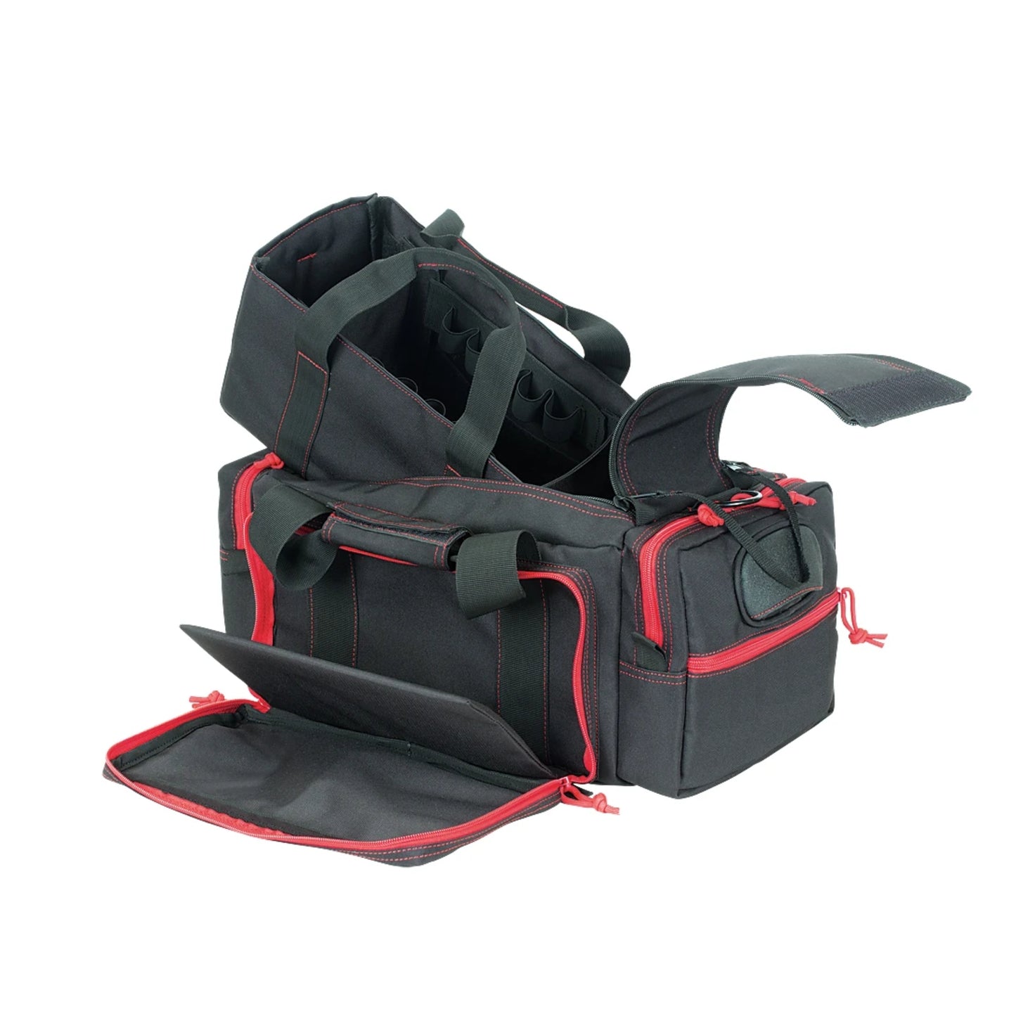 Voodoo Tactical Compact Rhino Range Bag – Heavy-Duty Shooting Range Bag with Padded Pistol Storage & Removable Organizer