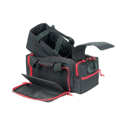 Voodoo Tactical Compact Rhino Range Bag – Heavy-Duty Shooting Range Bag with Padded Pistol Storage & Removable Organizer