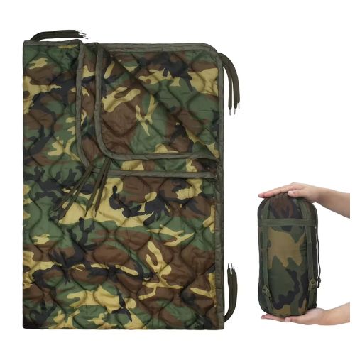 Military-Style Poncho Liner (Woobie) – Lightweight Tactical Blanket