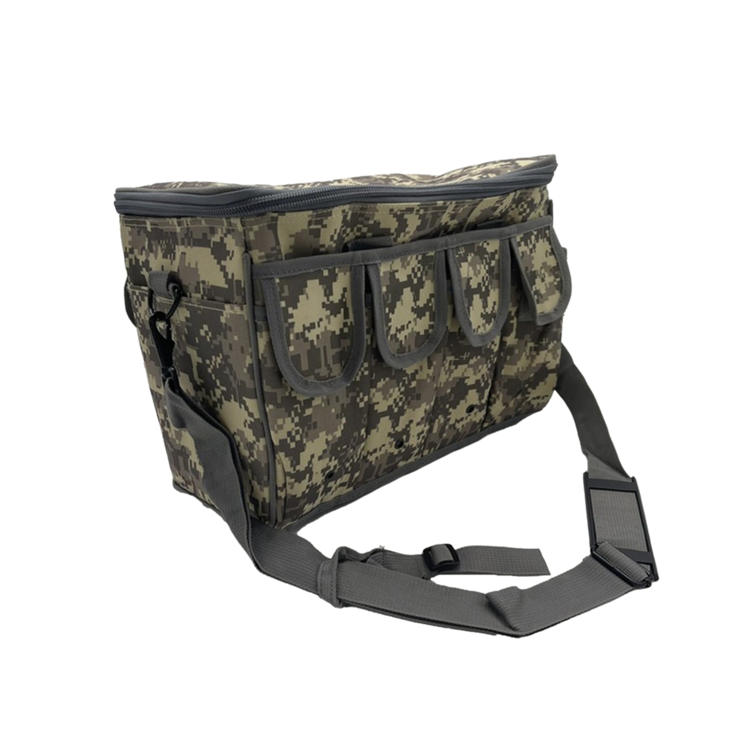 Tactical Range Bag with 8 Magazine Pockets | Heavy Duty 1000D Nylon Shooting Gear Bag