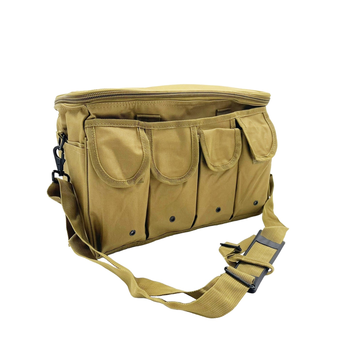 Tactical Range Bag with 8 Magazine Pockets | Heavy Duty 1000D Nylon Shooting Gear Bag