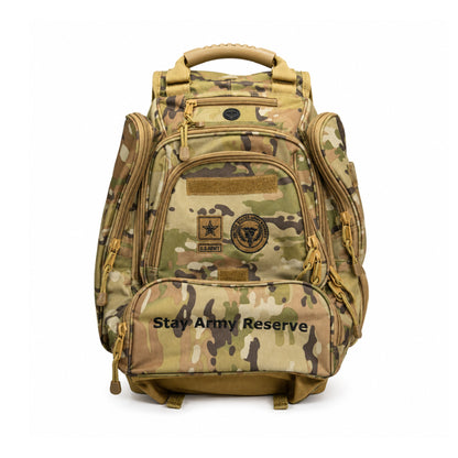 U.S. Army Reserve Tactical Backpack – Rugged Multi-Compartment EDC & Travel Pack